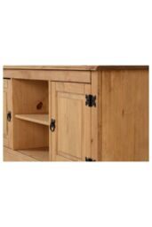 Seconique Corona 2 Door 1 Shelf Flat Screen TV Unit in Natural - thumbnail 5