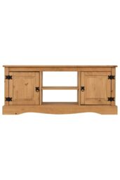 Seconique Corona 2 Door 1 Shelf Flat Screen TV Unit in Natural - thumbnail 4