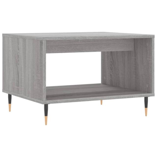 Berkfield Home Coffee Table Grey Sonoma 60x50x40 cm Engineered Wood - Size: 60 x 50 x 40 cm - image 1