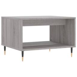 Berkfield Home Coffee Table Grey Sonoma 60x50x40 cm Engineered Wood - Size: 60 x 50 x 40 cm - thumbnail 6