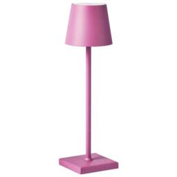 Wyld and Coco Pink Aluminium Table Lamp - Touch Dimmer with USB Charging - thumbnail 4