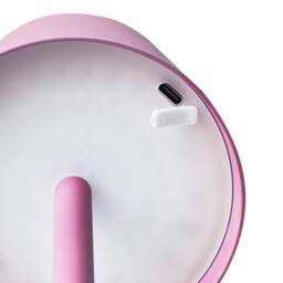 Wyld and Coco Pink Aluminium Table Lamp - Touch Dimmer with USB Charging - thumbnail 6