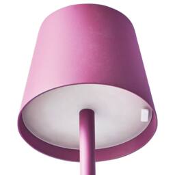 Wyld and Coco Pink Aluminium Table Lamp - Touch Dimmer with USB Charging - thumbnail 5