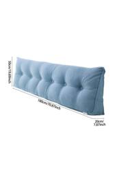 Living and Home Wedge Headboard Pillow with Removable Cover in Blue - Size: Medium - thumbnail 9