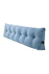 Living and Home Wedge Headboard Pillow with Removable Cover in Blue - Size: Medium - thumbnail 4