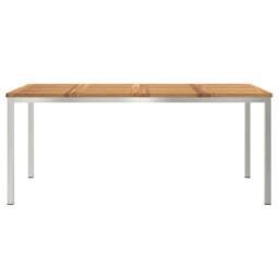 Berkfield Home Outdoor Dining Table 180x90x75 cm Solid Wood Acacia in Brown - Size: 180 x 90 x 75 cm - thumbnail 5