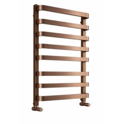 Bathroom Kingdom Hastings Brushed Bronze Heated Towel Rail 1200x500mm - thumbnail 1