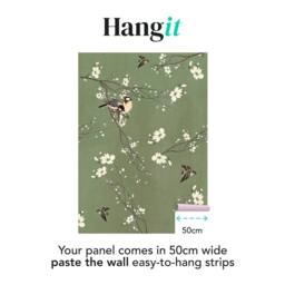 Superfresco Easy Birds & Blossom Green Print To Order 3m x 2.8m Mural - thumbnail 3