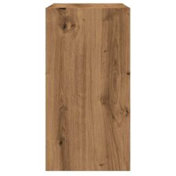 Berkfield Home Side Table Artisan Oak 50x26x50 cm Engineered Wood in Brown - Size: 50 x 26 x 50 cm - thumbnail 5