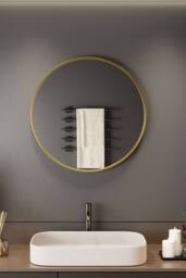 Neo Gold Nordic Round Metal Frame Wall Mirror 40cm 50cm 60cm 70cm & 80cm - Size: 70 cm x 70 cm - thumbnail 1