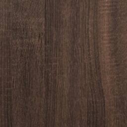 Berkfield Home Bed Frame without Mattress Brown Oak 75x190 cm Small Single - thumbnail 8