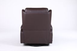 LUXURY LIFE Caesar Recliner Armchair 10 In 1 Massage & Heat Leather Chair in Brown - thumbnail 7