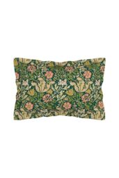 Morris & Co 'Compton' Cotton Duvet Cover Set in Green - Size: Single - thumbnail 3
