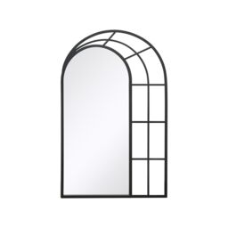 Charles Bentley Paris Arch Mirror Weather Resistant Wall Mounted in Black - thumbnail 5