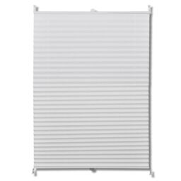 Berkfield Home Plisse Blind 40x150cm White Pleated Blind - Size: 40x150 cm - thumbnail 2
