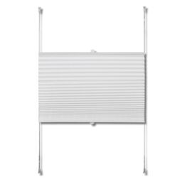 Berkfield Home Plisse Blind 40x150cm White Pleated Blind - Size: 40x150 cm - thumbnail 4
