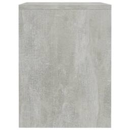 Berkfield Home Bedside Cabinet Concrete Grey 40x30x40 cm Engineered Wood - Size: 40 x 30 x 40 cm - thumbnail 5