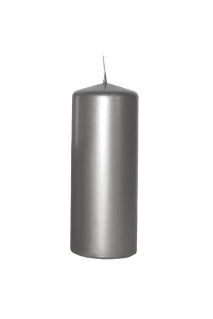 KDMD 200x70mm Silver Pillar Candles - image 1