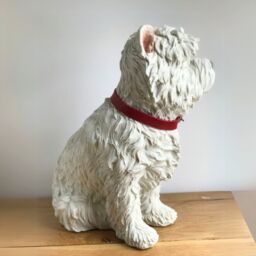 Animal Crackers Large Realistic Sitting West Highland Terrier Figurine by Leonardo in White - thumbnail 5