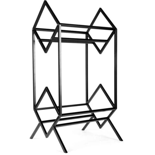 KORVIXA Metal Vinyl Record Stand Holds 140-160 LPs Black Storage Organizer - Size: 100 cm x 100 cm - image 1