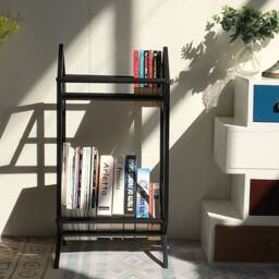 KORVIXA Metal Vinyl Record Stand Holds 140-160 LPs Black Storage Organizer - Size: 100 cm x 100 cm - thumbnail 5