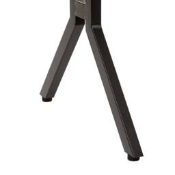 Wyld and Coco 120 x 48 cm Modern Industrial Desk Taupe Wood Top in Brown - thumbnail 7