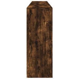 Berkfield Home Sideboard with LED Lights Smoked Oak 202x37x100 cm in Brown - Size: 202 x 37 x 100 cm - thumbnail 7