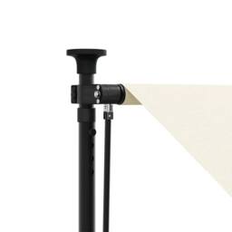 Berkfield Home Retractable Awning Cream 250x150 cm Fabric & Steel - thumbnail 8
