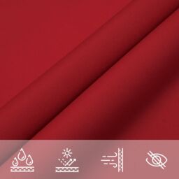 Berkfield Home Sunshade Sail Oxford Fabric Square 2.5x2.5 m Red - thumbnail 7