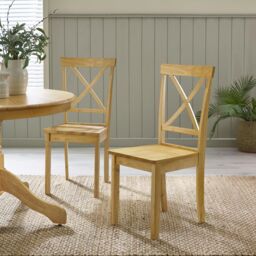 FurnitureboxUK Padstow Wooden Extending Dining Table & 6 Millford Chairs in Light Oak - thumbnail 7