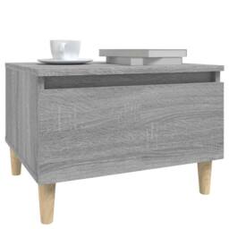 Berkfield Home Side Table Grey Sonoma 50x46x35 cm Engineered Wood - Size: 50 x 46 x 35 cm - thumbnail 4