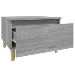 Berkfield Home Side Table Grey Sonoma 50x46x35 cm Engineered Wood - Size: 50 x 46 x 35 cm - thumbnail 7
