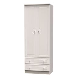 Ready Assembled 2 U Stratford 2 Door 2 Drawer Wardrobe (Ready Assembled) in Taupe - thumbnail 3