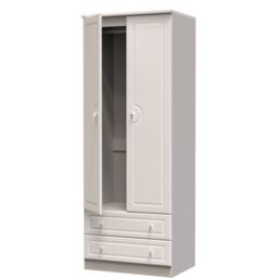 Ready Assembled 2 U Stratford 2 Door 2 Drawer Wardrobe (Ready Assembled) in Taupe - thumbnail 5