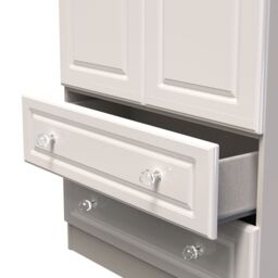 Ready Assembled 2 U Stratford 2 Door 2 Drawer Wardrobe (Ready Assembled) in Taupe - thumbnail 6