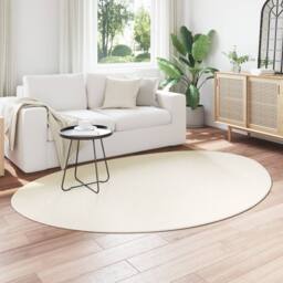 Berkfield Home Rug 'HUARTE' Short Pile Soft & Washable Cream 140x200 cm - Size: Medium - thumbnail 3