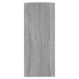 Berkfield Home Book Cabinet/Room Divider Grey Sonoma 100x30x72 cm - Size: 100 x 30 x 72 cm - thumbnail 4