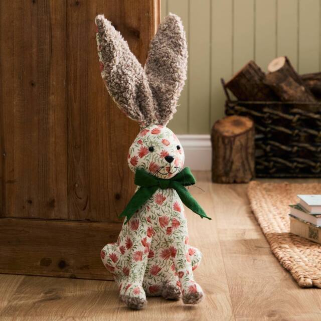 Voyage Maison Hattie Hare Floral Printed Door Stop - image 1