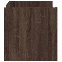 Berkfield Home Durable Coffee Table Brown oak 100x50x50 cm Engineered Wood - Size: 100 x 50 x 50 cm - thumbnail 5