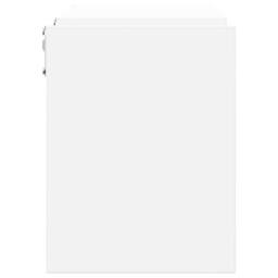 Berkfield Home Wall Shelf 2 pcs White 100x15x20 cm Engineered Wood - Size: 100 x 15 x 20 cm - thumbnail 6