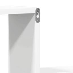 Berkfield Home Wall Shelf 2 pcs White 100x15x20 cm Engineered Wood - Size: 100 x 15 x 20 cm - thumbnail 7