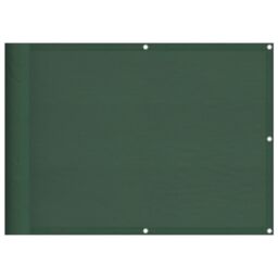 Berkfield Home Balcony Screen Dark Green 75x700 cm 100% Polyester Oxford - thumbnail 2