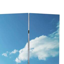 Berkfield Home Folding Room Divider 217x170 cm Beach - thumbnail 1
