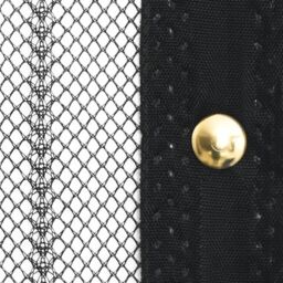 Berkfield Home Insect Door Curtain 210 x 100 cm 2 pcs Magnet Black - thumbnail 4