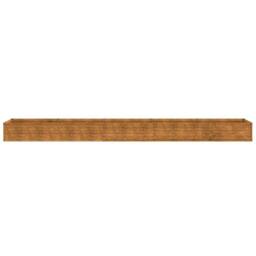 Berkfield Home Garden Raised Bed 482x50x36 cm Corten Steel in Brown - Size: 482 x 50 x 36 cm - thumbnail 4