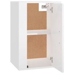 Berkfield Home Wall Mounted TV Cabinets 2 pcs High Gloss White 40x34.5x60 cm - thumbnail 8