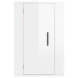Berkfield Home Wall Mounted TV Cabinets 2 pcs High Gloss White 40x34.5x60 cm - thumbnail 6