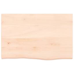 Berkfield Home Basin Shelf Wall Mounted Steel & Solid Wood Oak in Light Oak - thumbnail 8