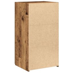 Berkfield Home Sideboard Old Wood 30x42, 5x93 cm Engineered Wood in Brown - thumbnail 5
