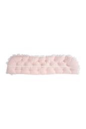 Living and Home Ruffled Tufted Princess-Style Bed Backrest Pillow in Pink - thumbnail 6